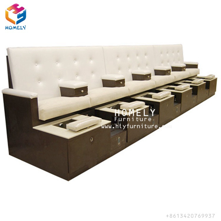 Luxury Nail Salon Furniture Pedicure Bench Massage SPA Pedicure Chair