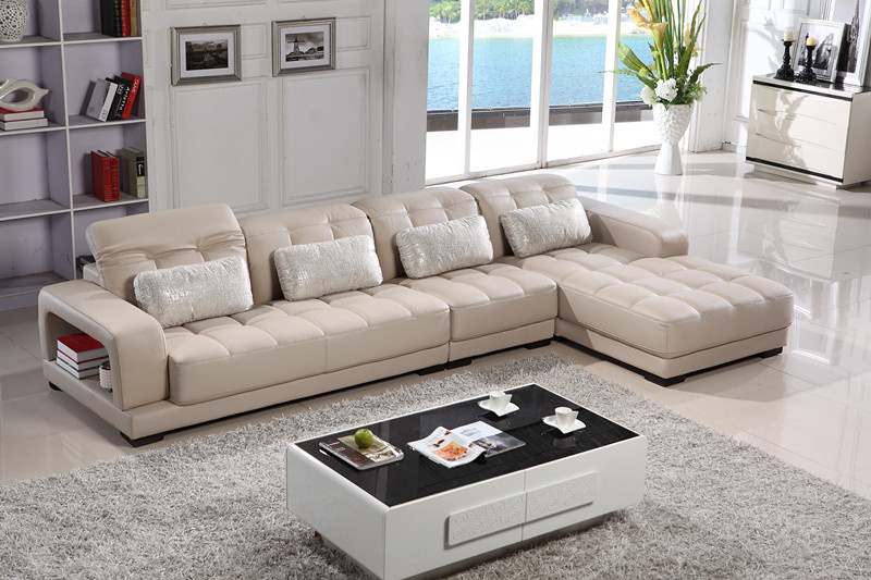 Modern L Shape Leather Sofa