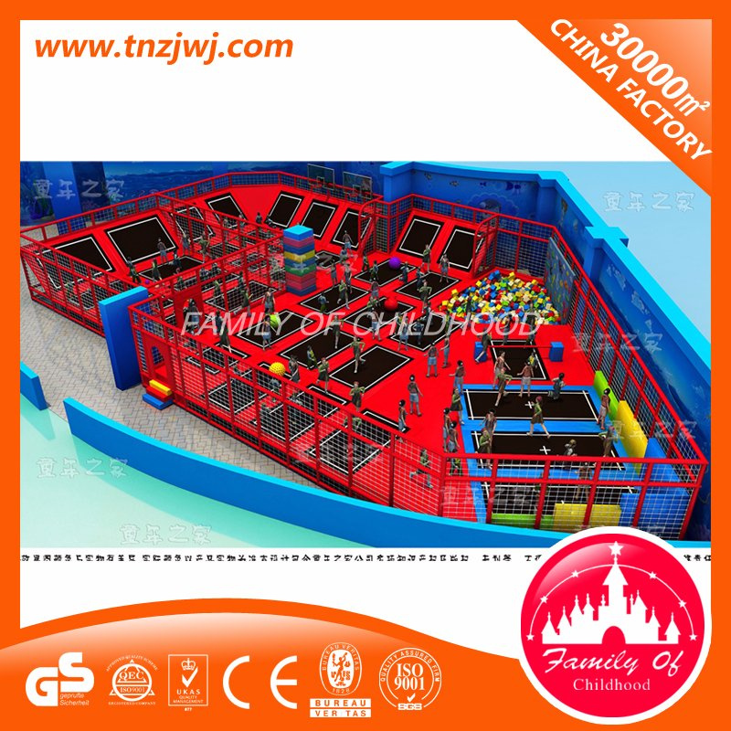 Toddler Trampoline Park Playground Jumping Bed with Sponge