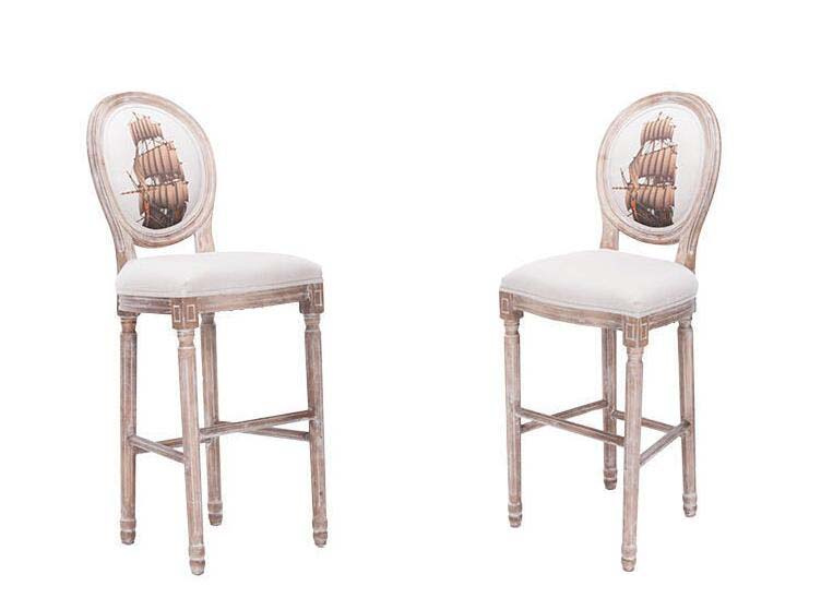 Bar Stool Solid Wooden Stool Modern Stool Dining Chairs (M-X2047)