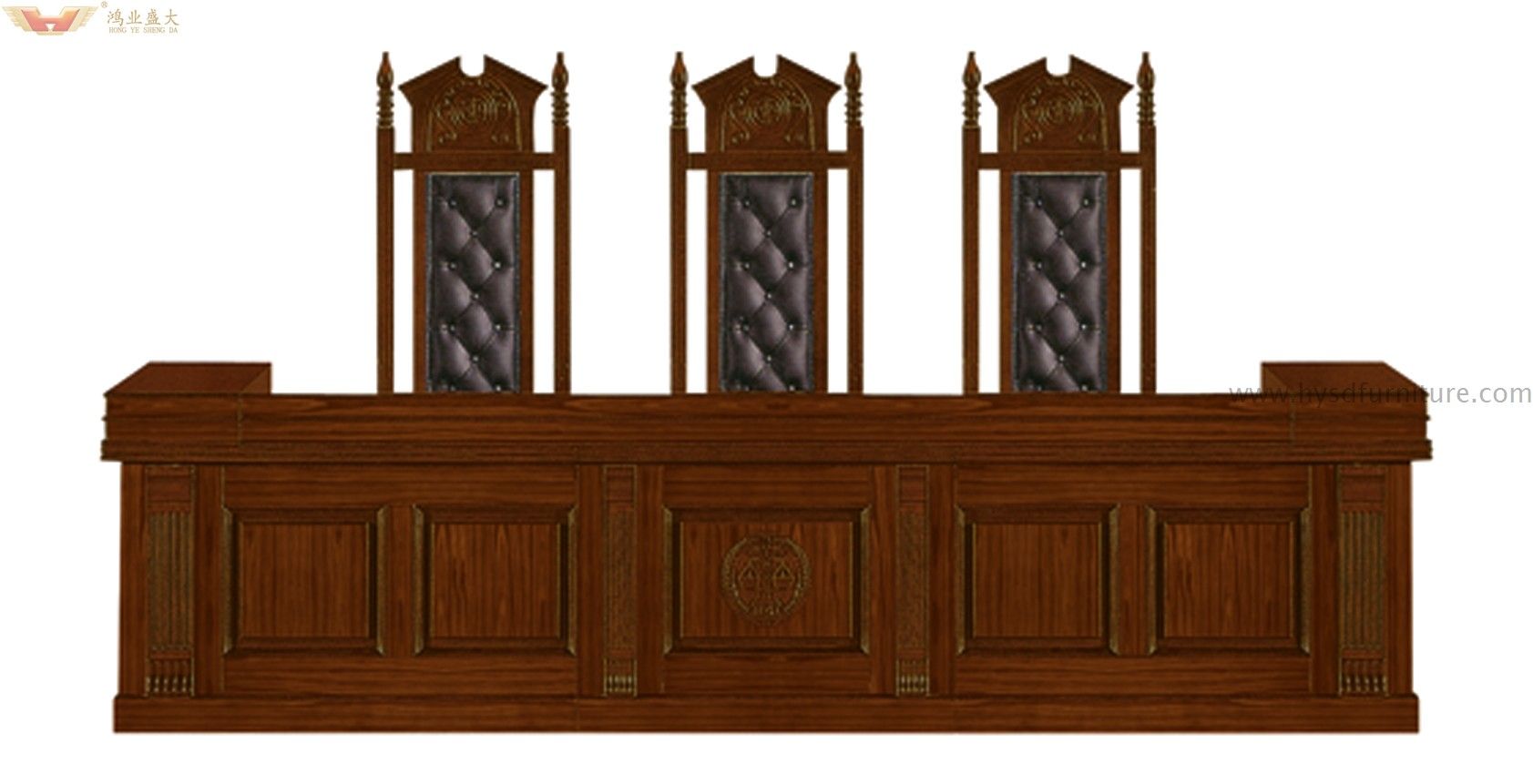 High Quality Court Judge Desk Table for Court