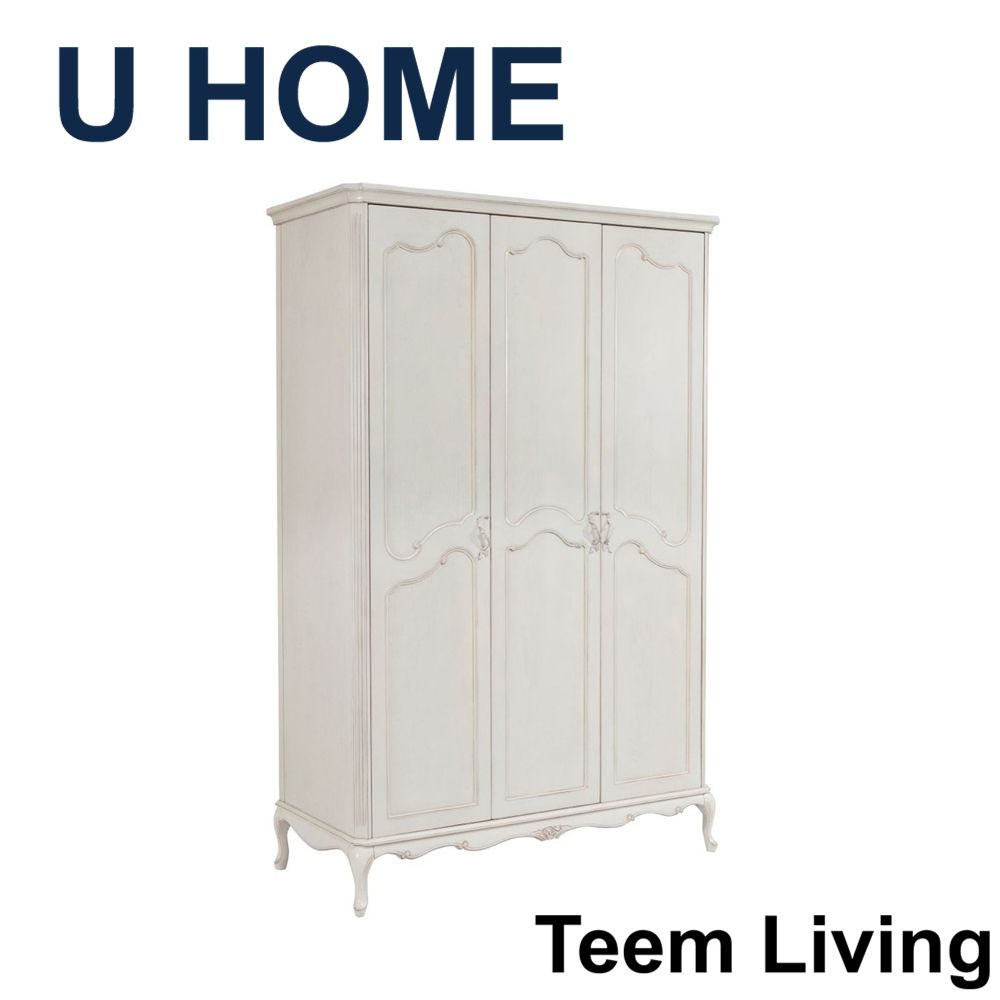 Home Wood Furniture French Wardrobe Clothes Cabinet