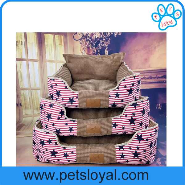 Amazon Ebay Pet Product Supply Soft Canvas Pet Dog Bed