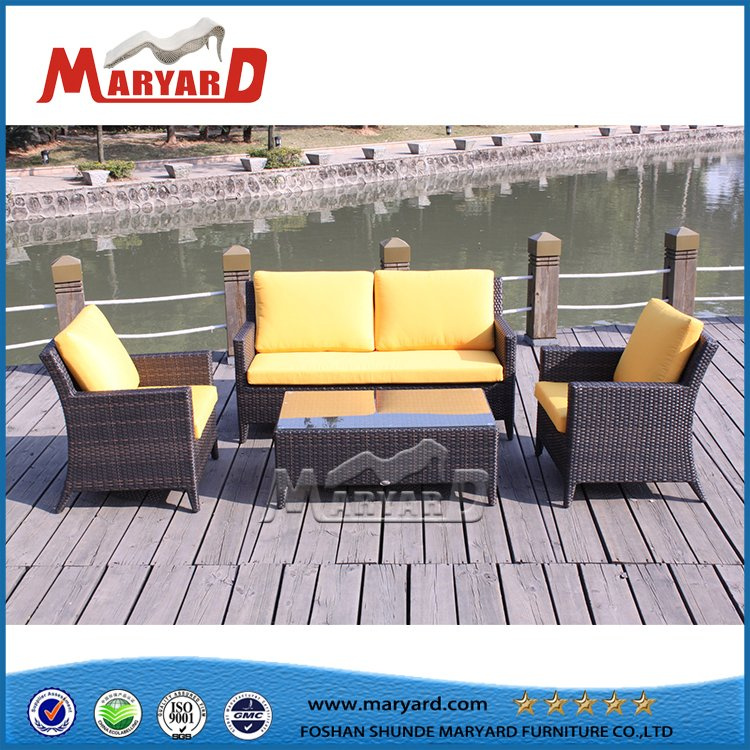 Outdoor Furniture Rattan Sofa Set, Garden Sofa Set, Furniture Sofa Set