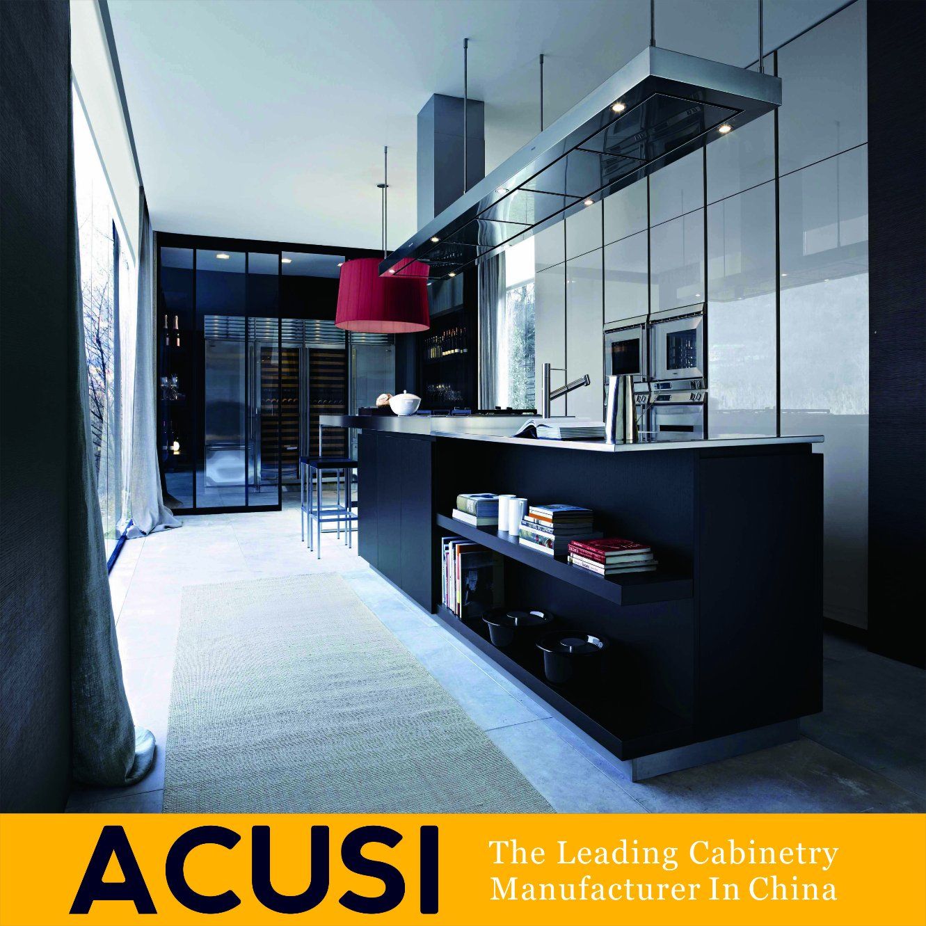 New Design U Style High Glossy Lacquer Kitchen Cabinet Kitchen Furniture Home Furniture (ACS2-L16)