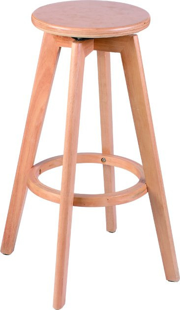Swivel Seat Wood Bar Stools