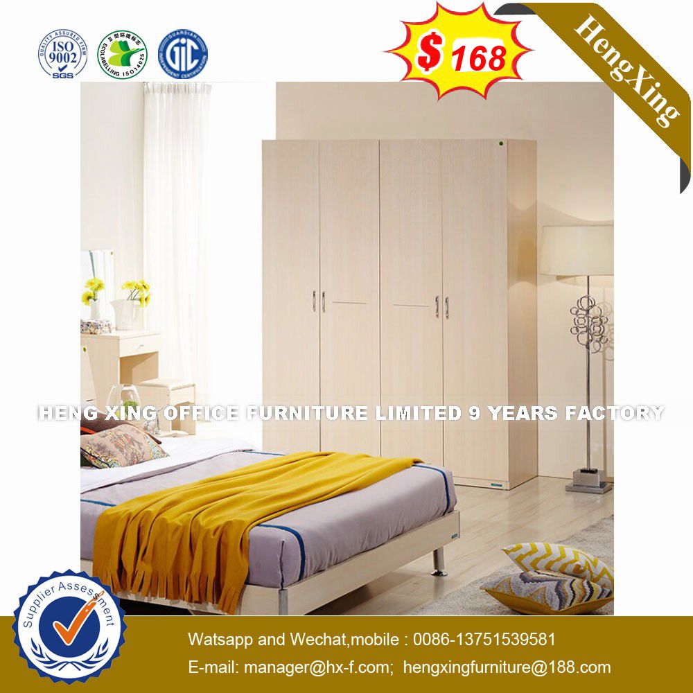 Decorative Glow Clack Wooden Bed (HX-8NR0788)