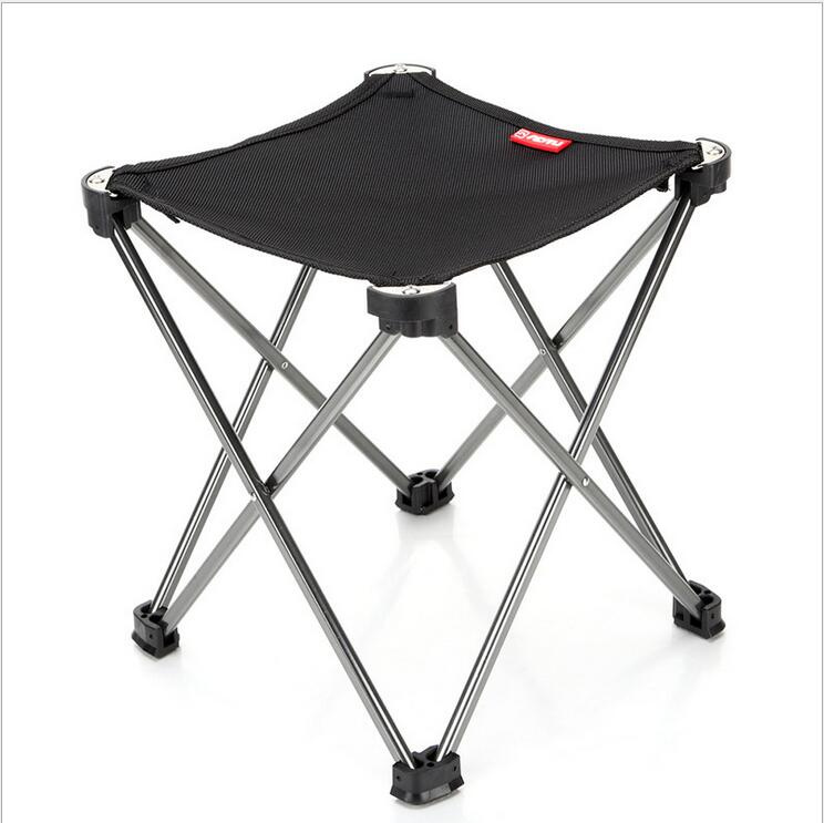 Large Aluminum Black Folding Chair