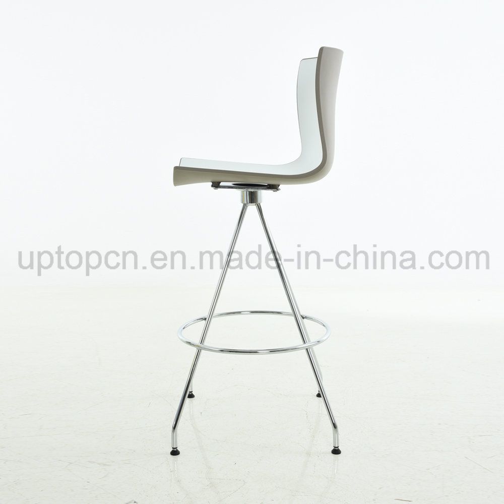 Durable Plastic High Bar Stools with Chrome Legs (SP-UBC330)