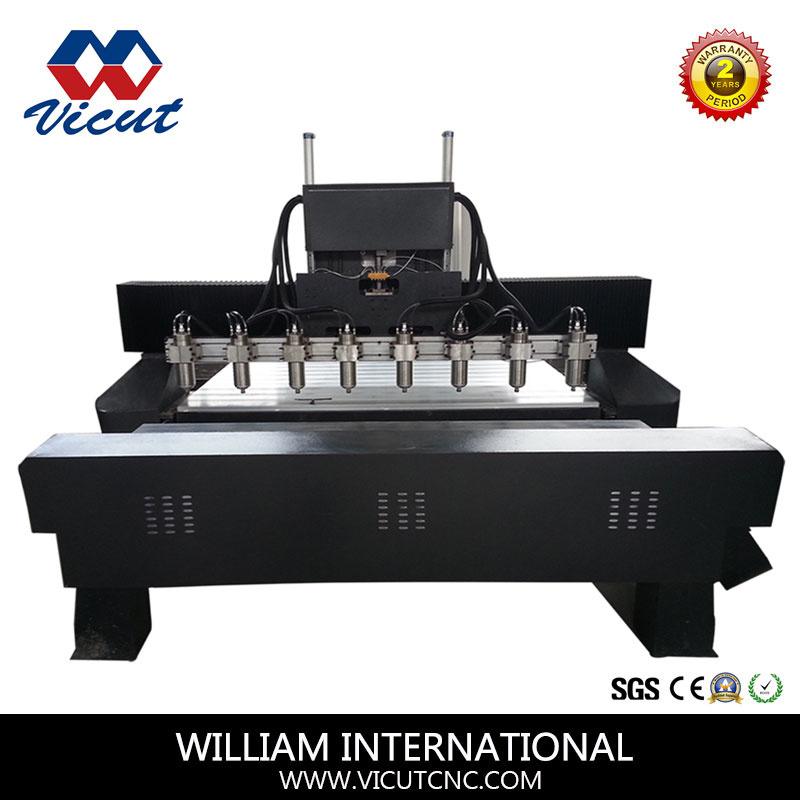 CNC Flat&Rotary Multi-Heads Engraver, 2D, 3D Design CNC Machine