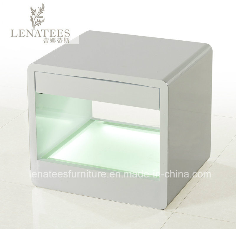 T75 Bedroom Set LED Lighting Antique Nightstand