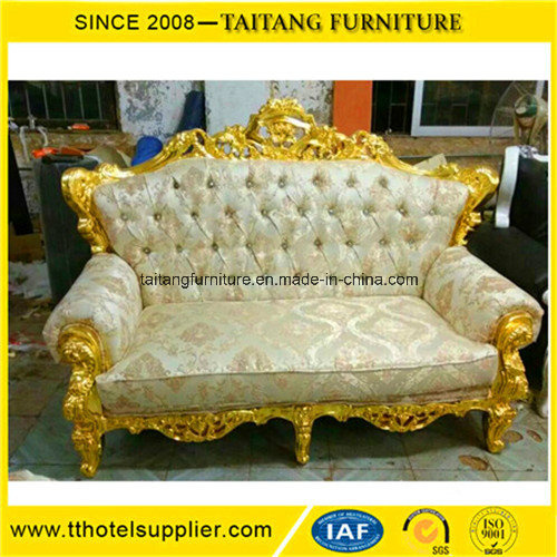 Modern Royal Sofa for Wedding Love Seat Bride and Groom Chair