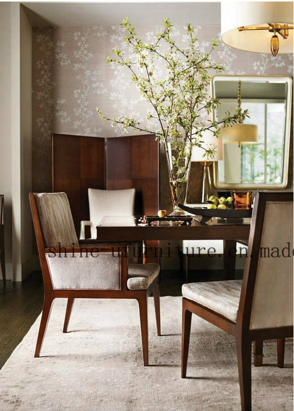 Modern Simple Wooden Dining Table for Used Hotel Furniture Restauant0466