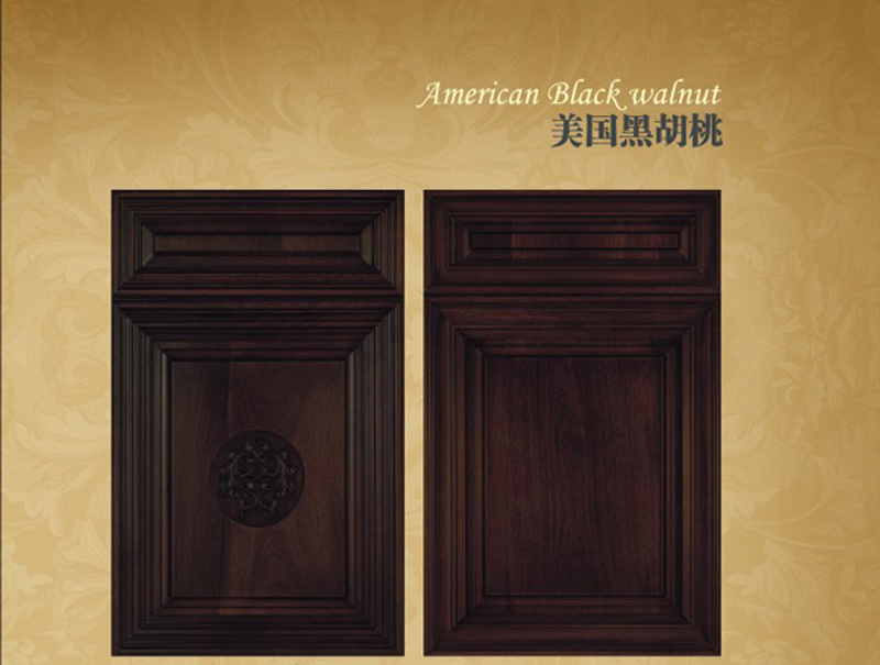 Antique Style Solid Wood Kitchen Cabinet (Br-SA09c)