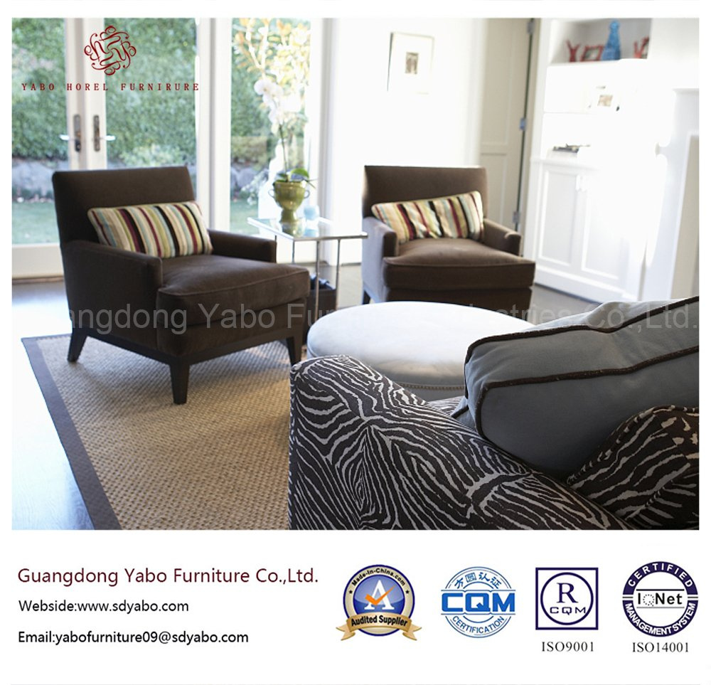 Modern Hotel Furniture with Fabric Lounge Armchair for Lobby (YB-S-844)
