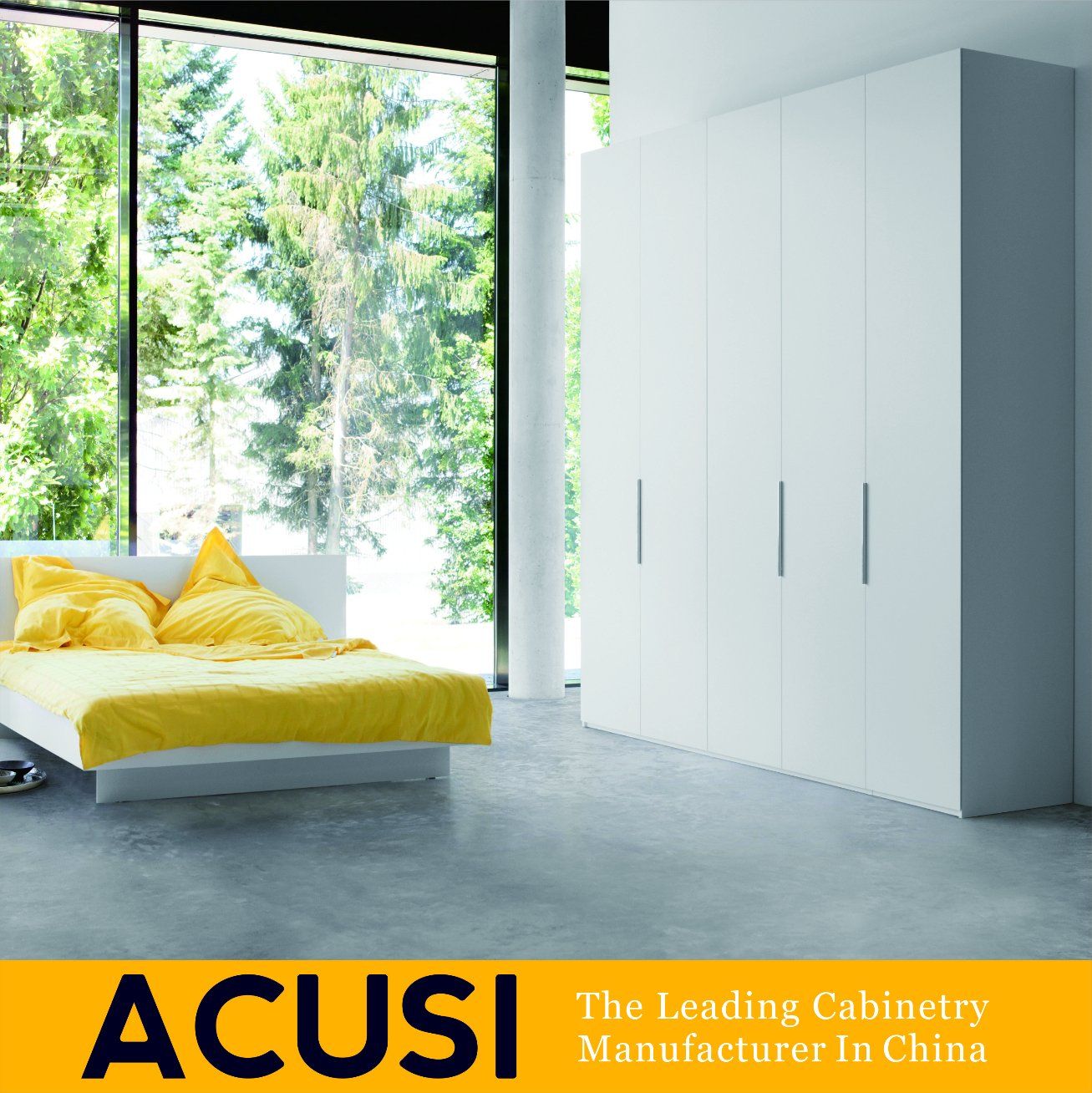 Wholesale Hot Selling Simple Style Hinged Door Wardrobe (ACS3-H11)