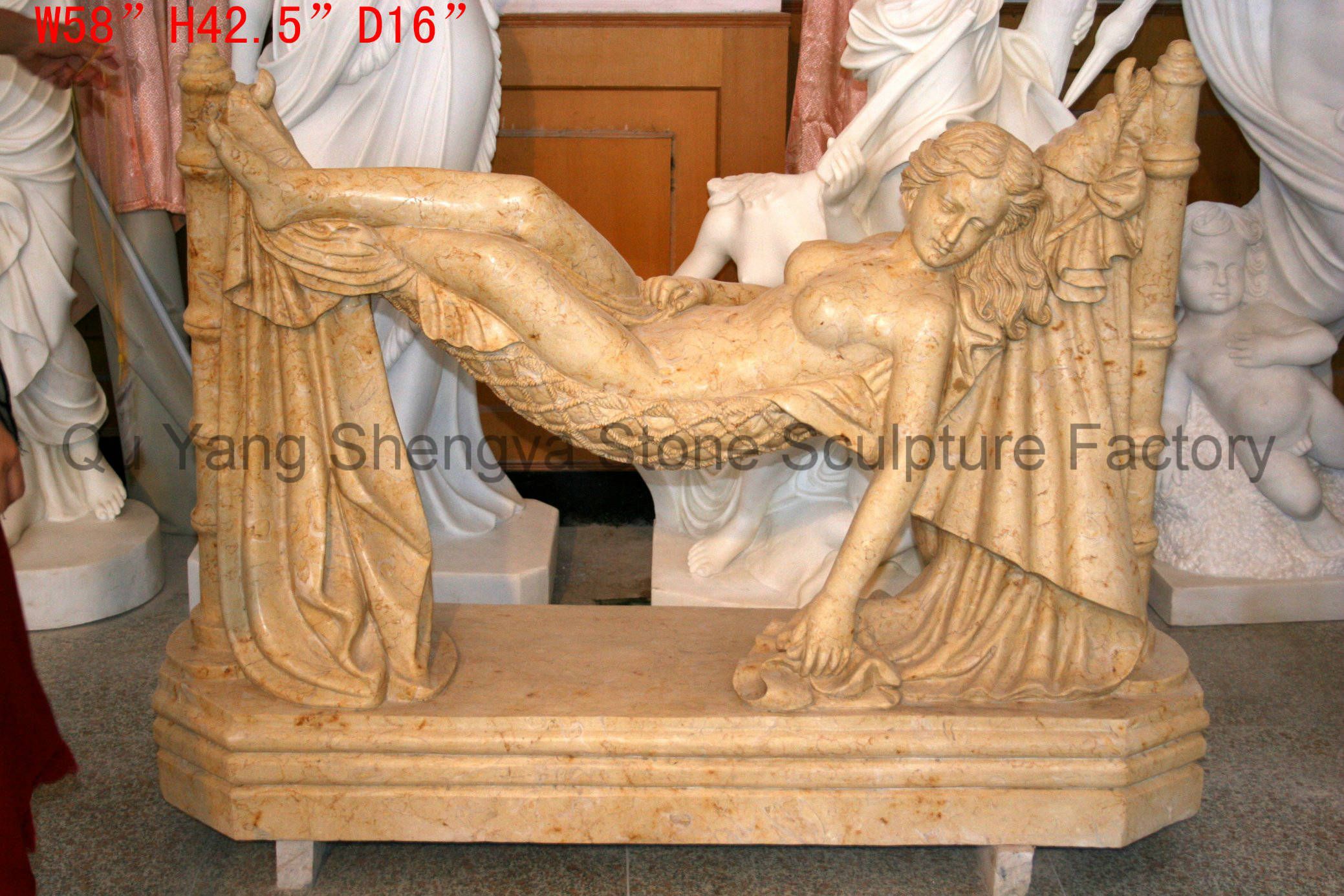 Marble Statue Stone Statue Eurp Statue Religious Memorial Ms-019