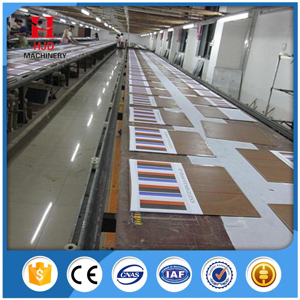 Manual Flat Screen Printing Table for Garment