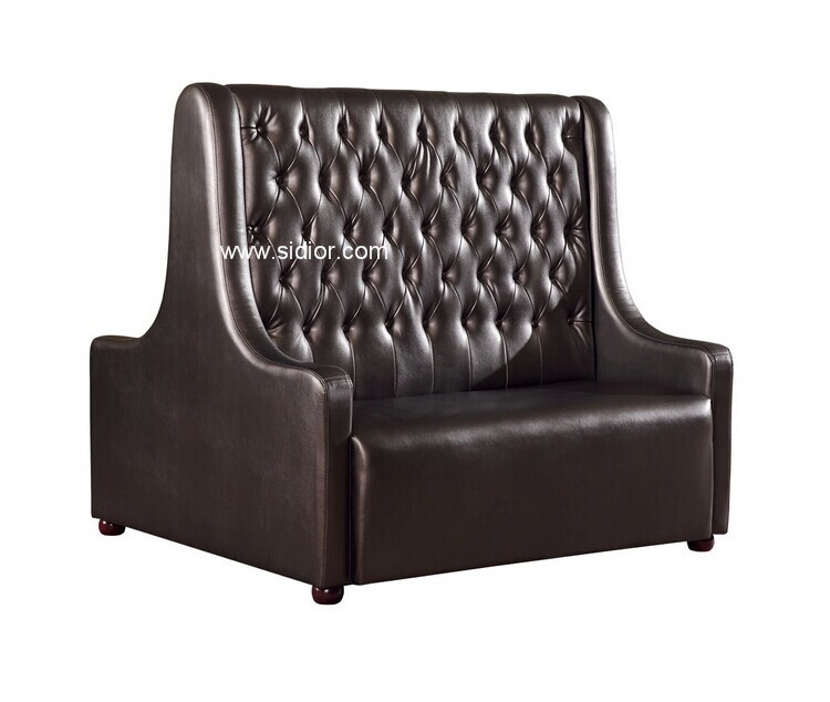 (SD-4008) Modern Cafe Restaurant Furniture for Booths Sofa Double Face