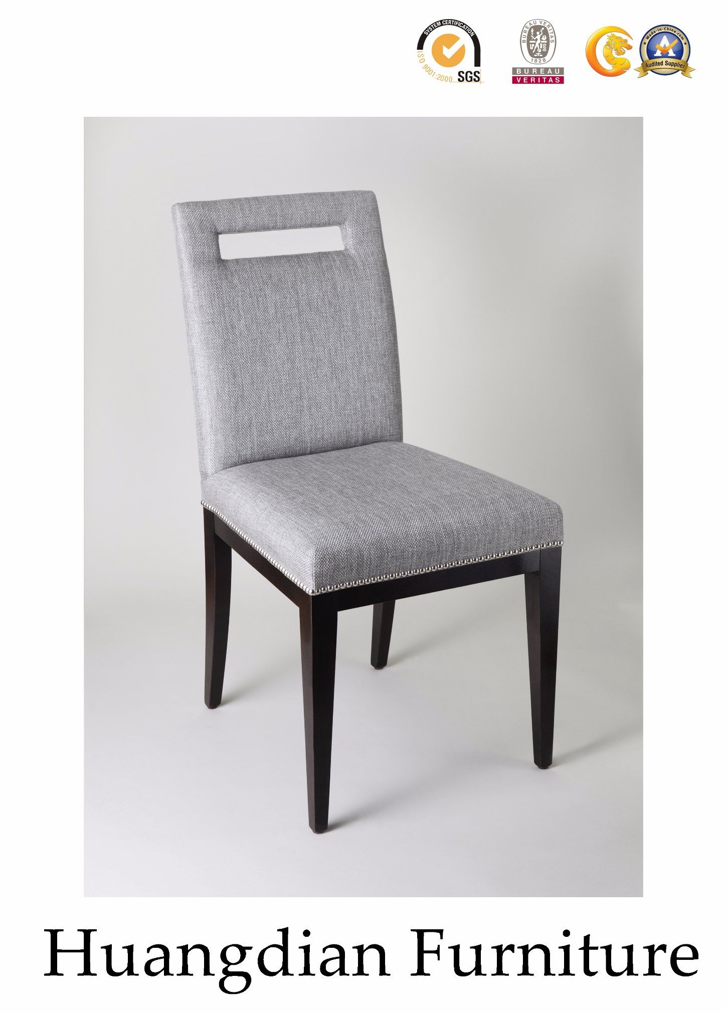 Fabric Upholstery Restaurant Furniture Dining Chair (HD078)