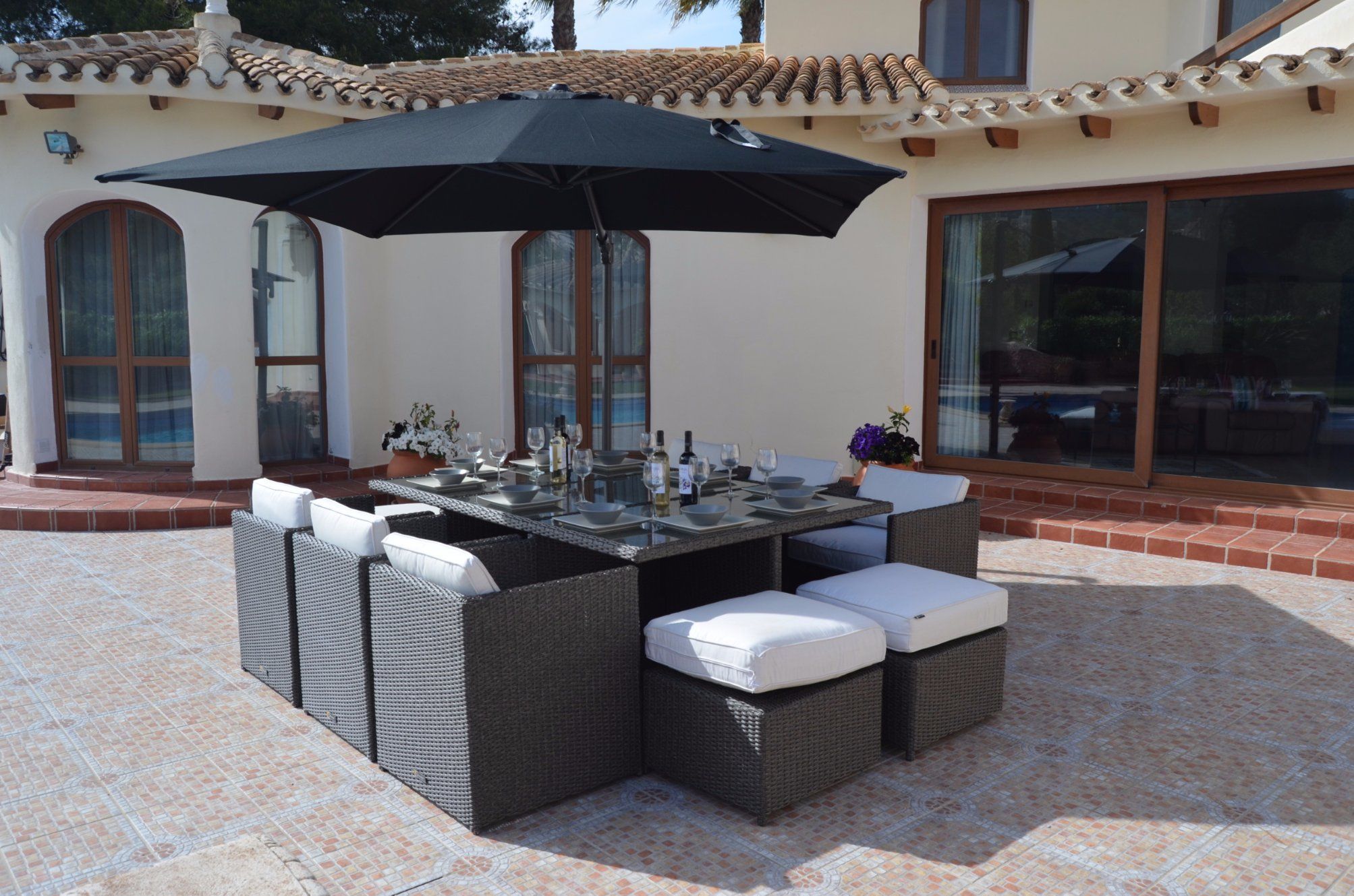 Deluxe Cube Garden Dining Set