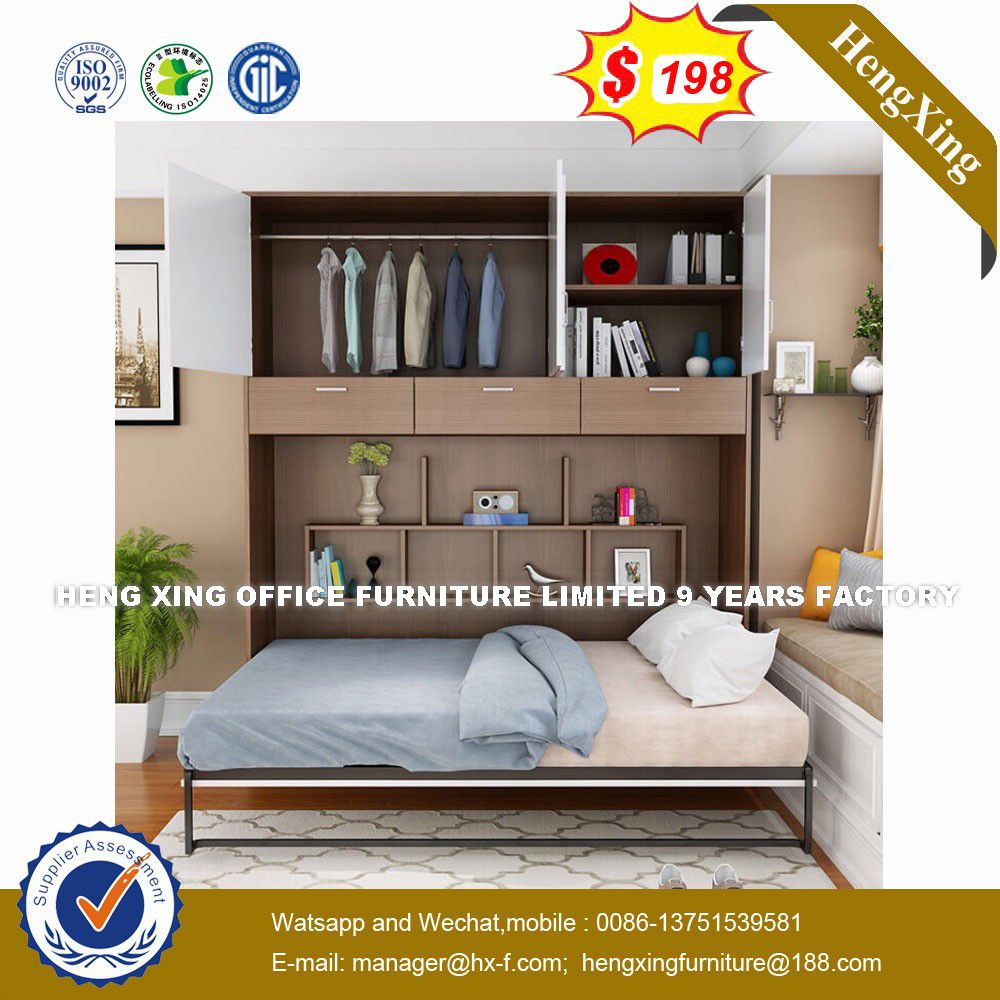 Flexica Handcrafted Multicolored Plywood Bed (HX-8NR0882)