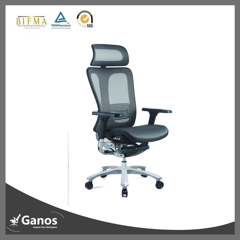 High Back Black Mesh Swivel Task CEO Chair