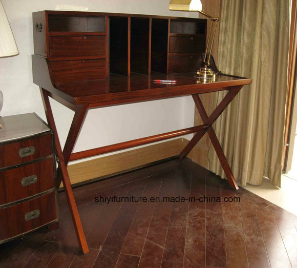 Pure Solid Wood Desk Computer Desk Bookcase Contracted Furniture on Sale