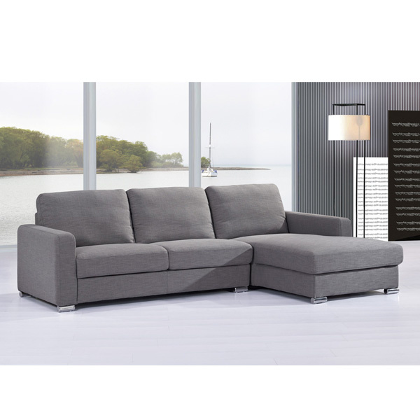 Modern Simple Fabric Sofa with Queen Chair