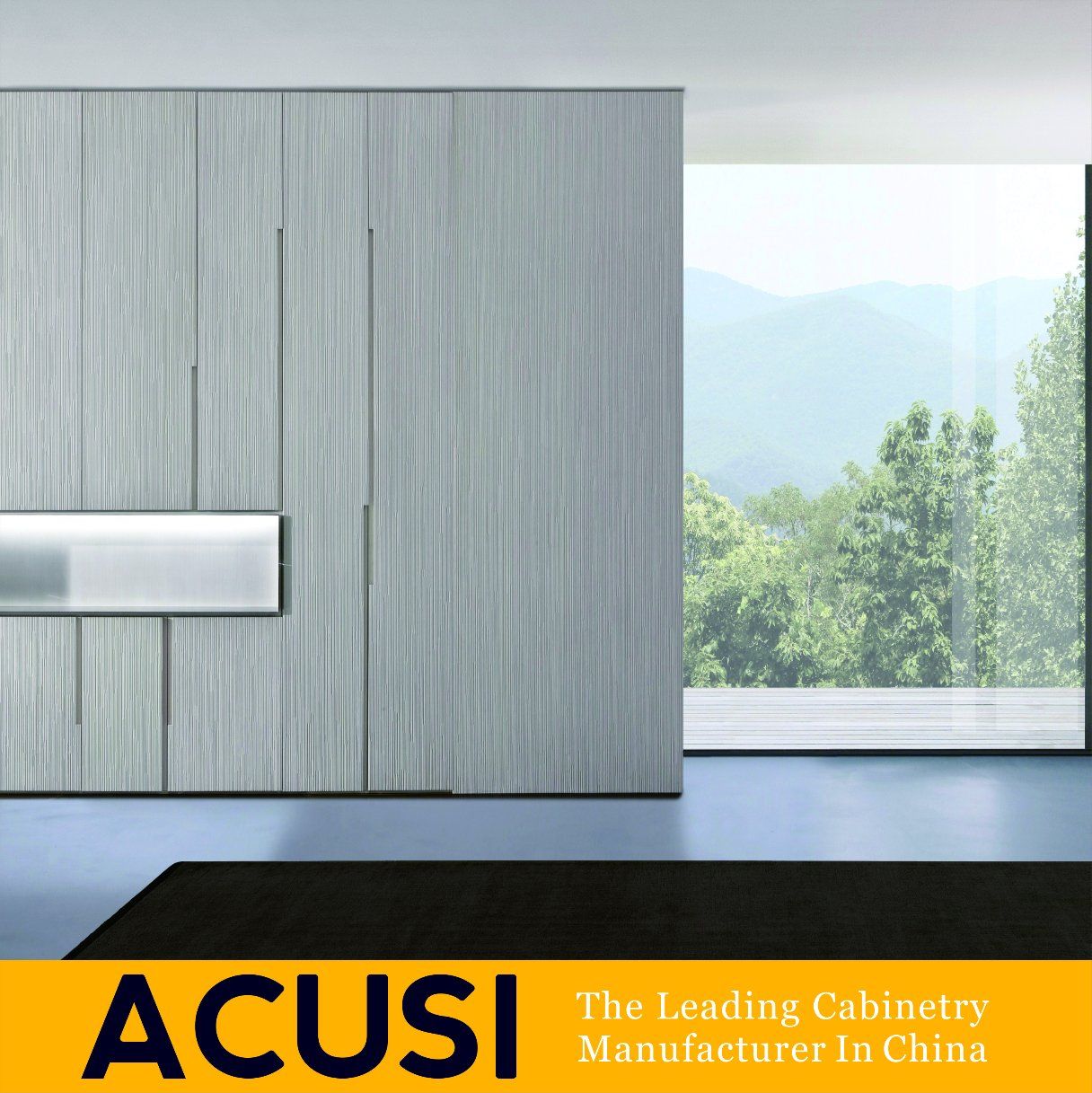 Wholesale Simple Style Modern Hinged Door Bedroom Wardrobe (ACS3-H08)