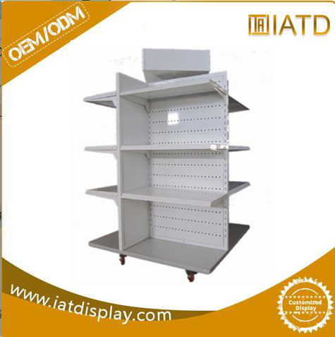 Metal Gridwall 3 Way Display Rack