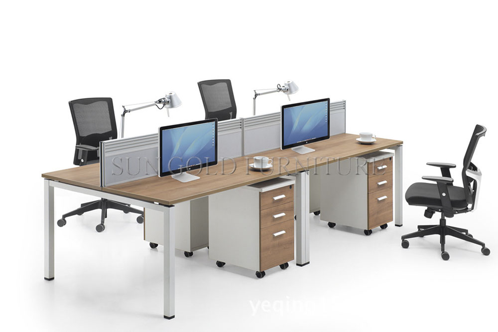 Modern 4 Person Office Workstation Call Center Computer Desk (SZ-WS270)