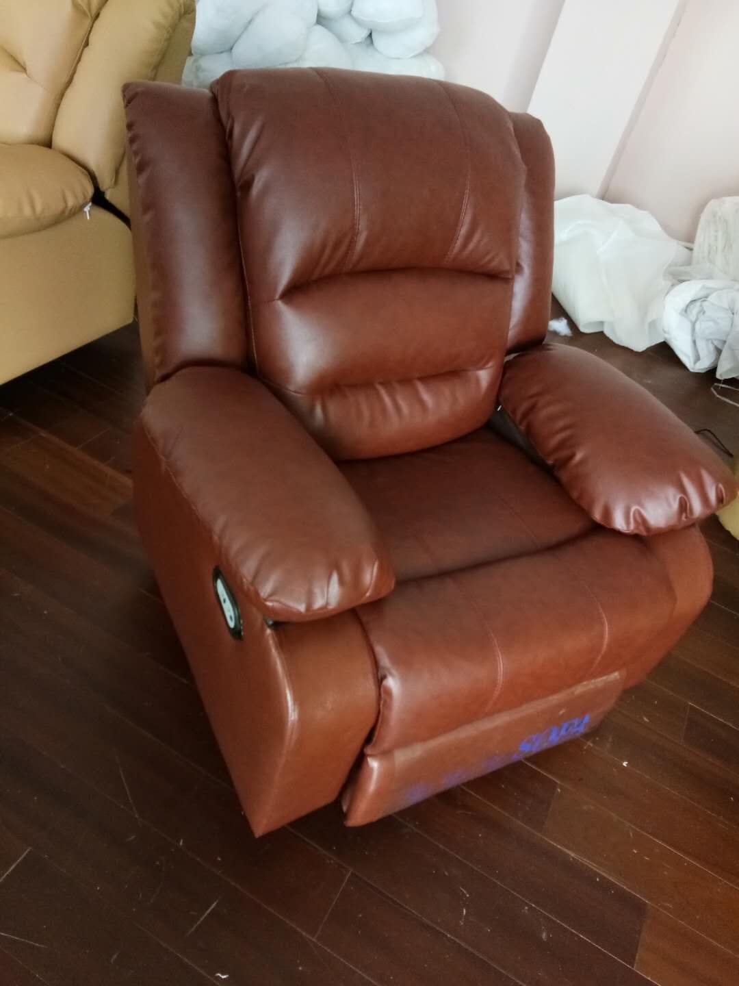 Modern Electric Reclining Massage Leather Lazy Boy Sofa Chair