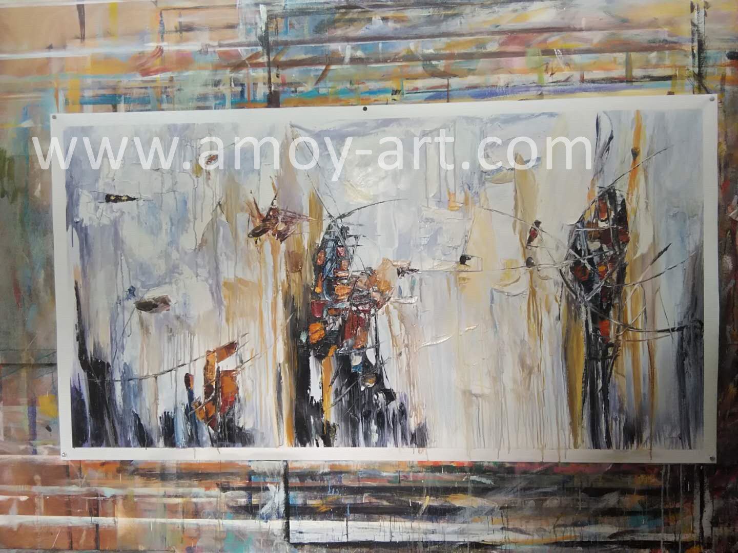 Large Abstract Canvas Art Painting for Home Decor