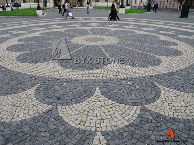 Granite Garden Paving Cobblestones for Landscape Decoration