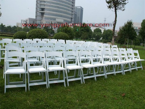White Resin Chairs for Weddings