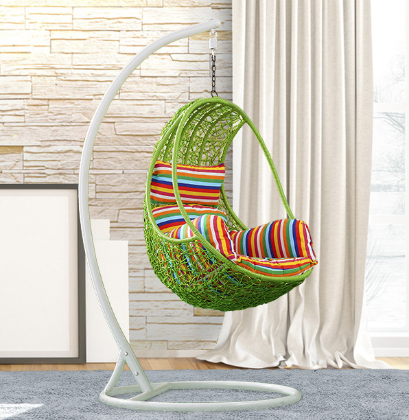 New Outdoor Swing, Rattan Furniture, Rattan Basket Rattan Hanging Swing Chair D014