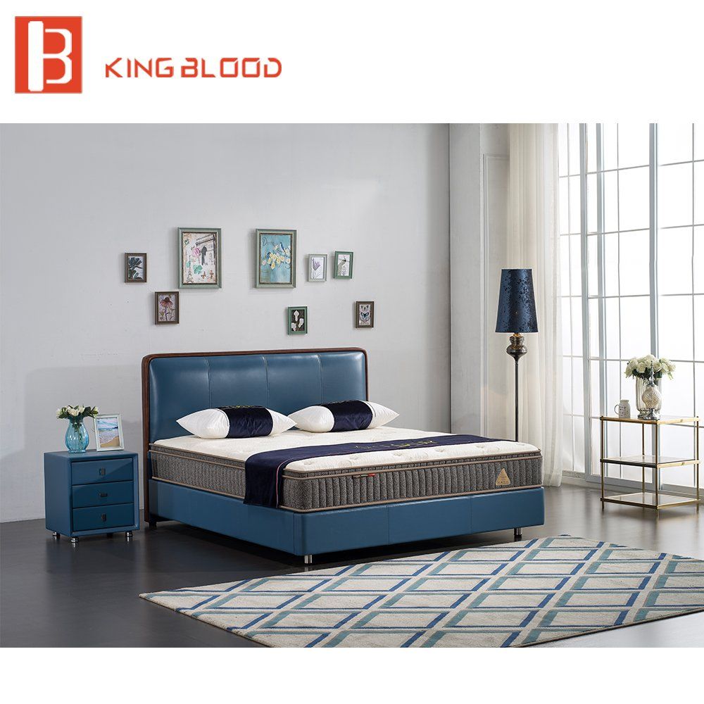 Queen Size Leather Upholstery Cheap Price Beds Sets for Bedroom