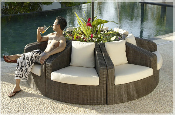 Outdoor Corner Sofa Set with Cushion High Quantity Loading Sofa