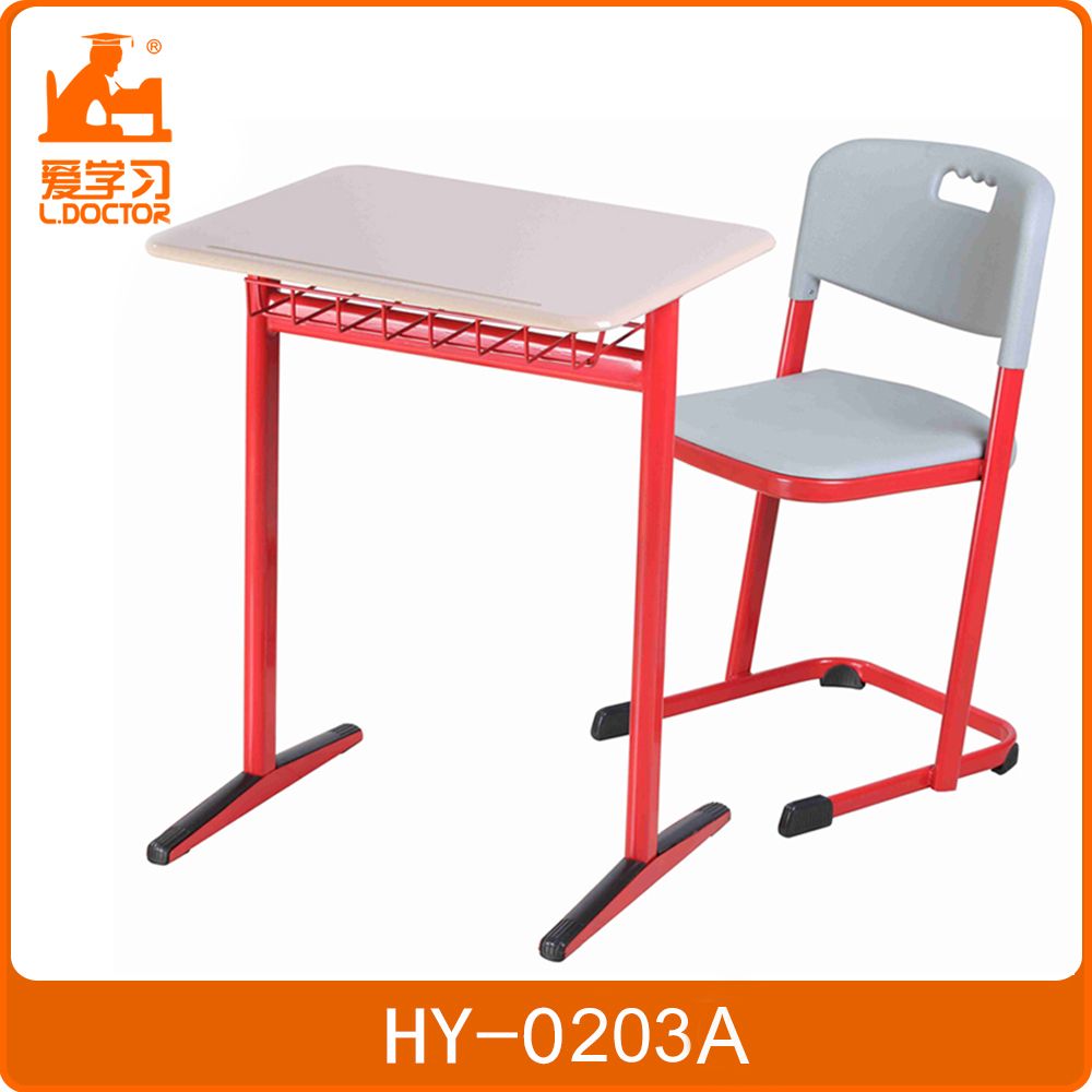 Middle School Futniture Classroom Single Desks and Chairs