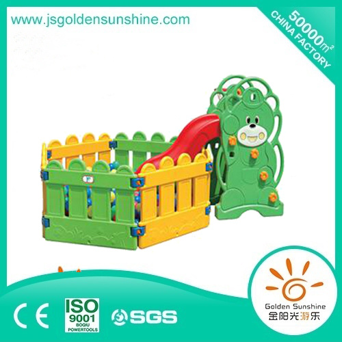 Indoor Playground Plastic Slide with Ball Pool