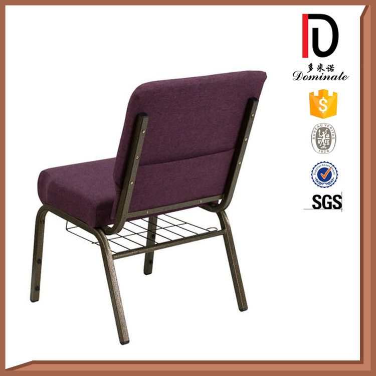 Red Soft Suede Hoar Church Chair Br-J018