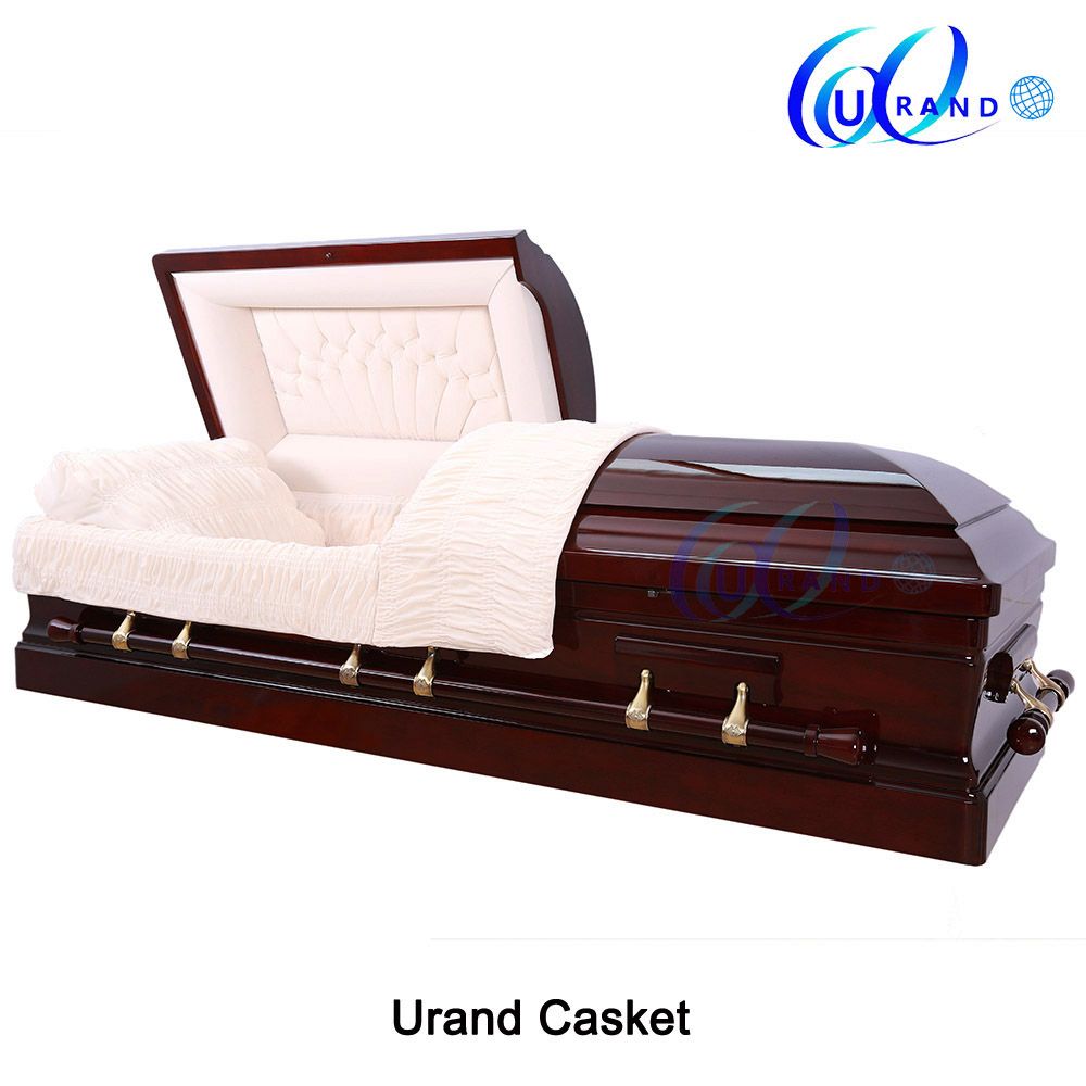 Competitive Best Price Funeral Burial Half Couch Coffin and Casket