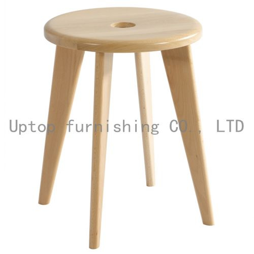Wholesale Minimalist Scandinavian Round Wooden Stool (SP-EC837)