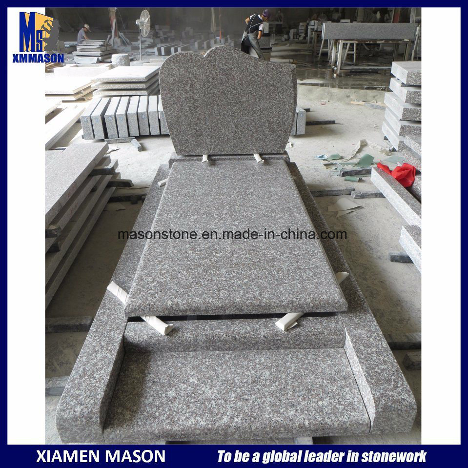 G664 France Popular Cheap Simple Granite Tombstone