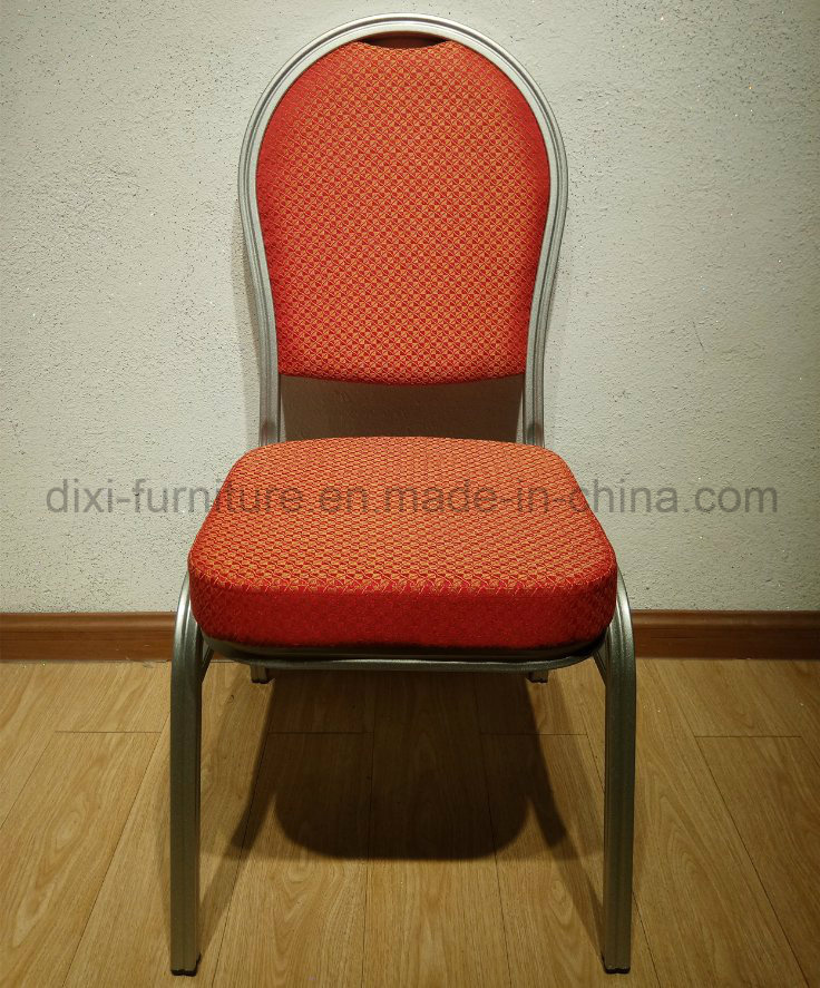 Hot Sale Fashionable Stackable Round Back Metal Cheap Banquet Chair for Restaurant