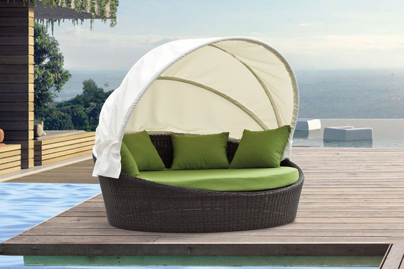Outdoor Furniture Sun Loungers Wicker Daybed