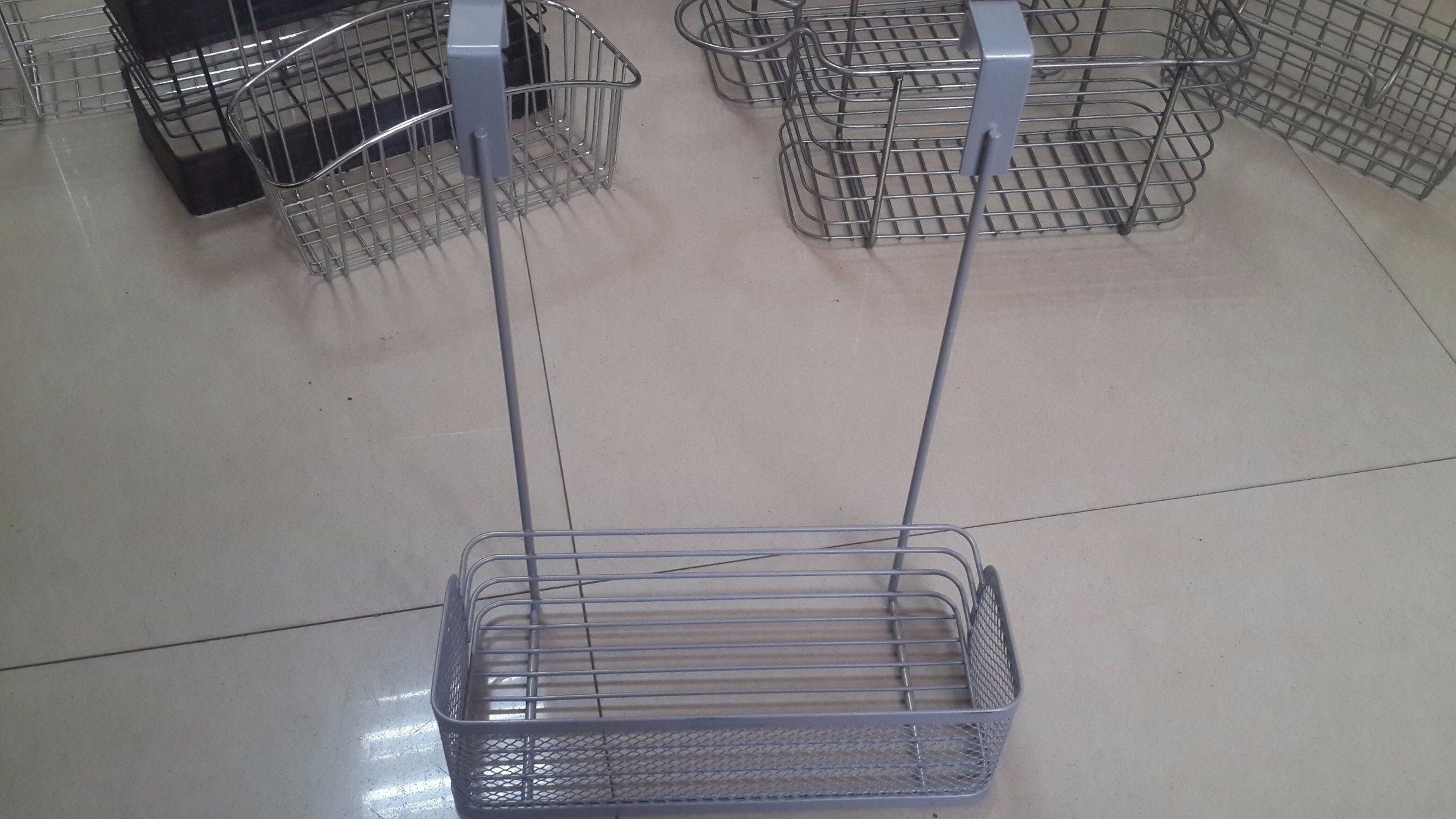Over The Cabinet Kitchen Bathroom Storage Basket