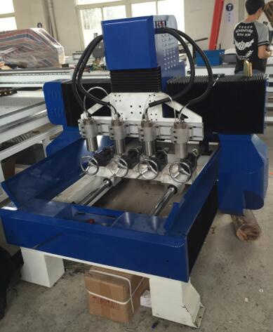 4D Rotary 4 Spindles Cylinders, Embossed Handle Stairs Engraver
