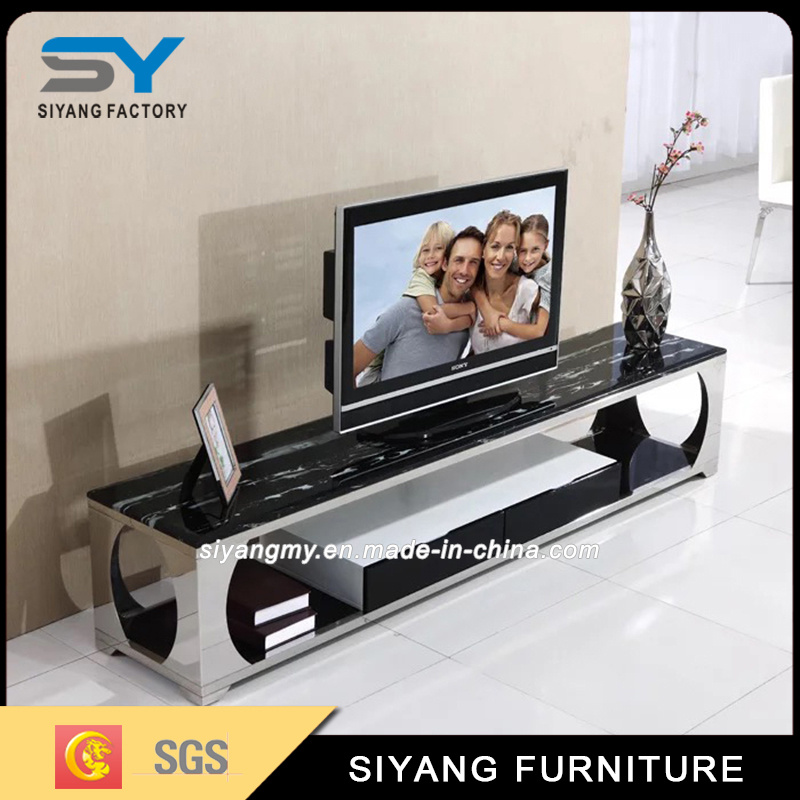 French Country Wrought Iron Furniture Mirrored TV Cabinet
